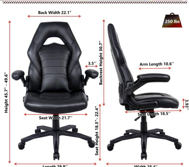 Gaming Chair : Memory Foam Gaming Chair – GKW Retail