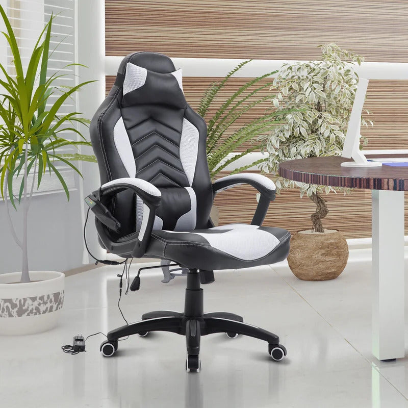 Gaming Chair: Racing Massage Gaming Chair