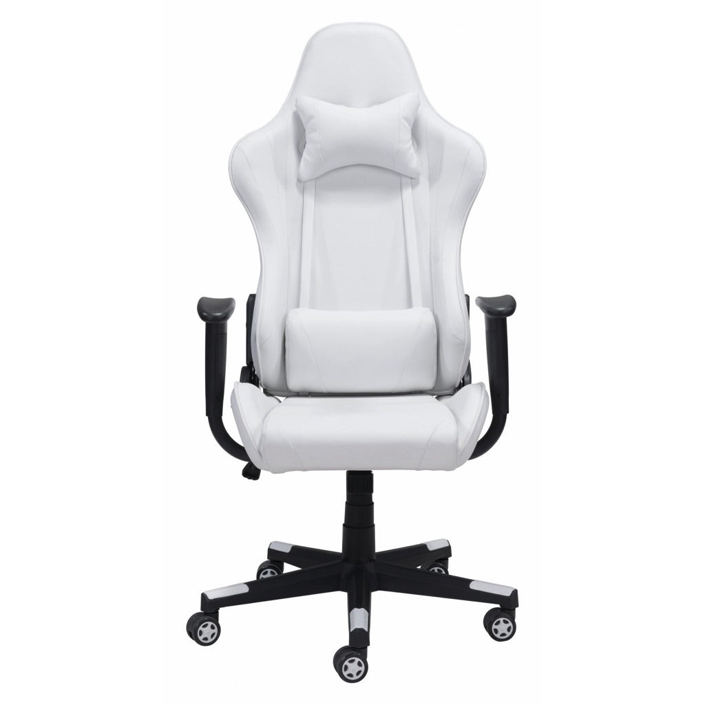 Gaming Chair: White Gaming Chair