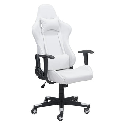 Gaming Chair: White Gaming Chair