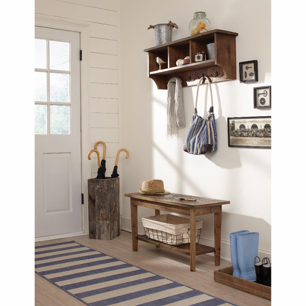 Coat hook clearance and bench set