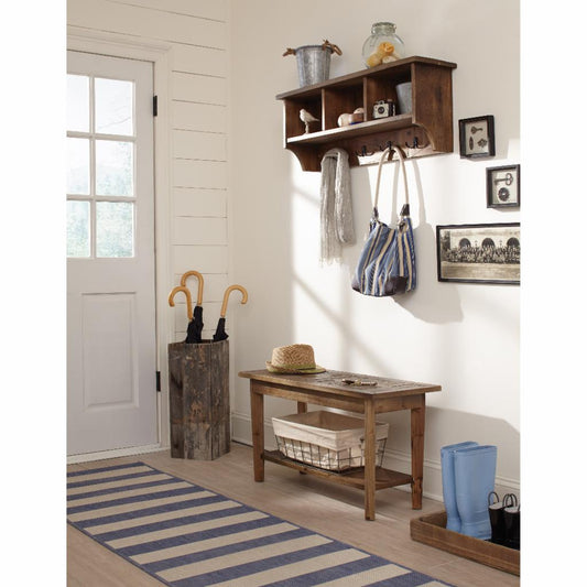 Hall Trees: Storage Coat Hook with Bench Set
