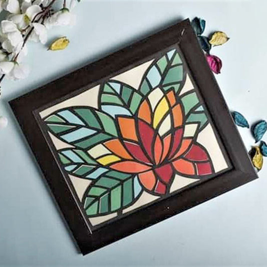 Home Decor : Cutwork Flowers Painting