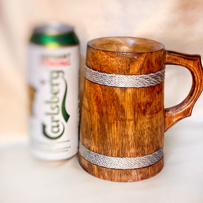 Home Decor : Eloquent Wooden Beer Mug