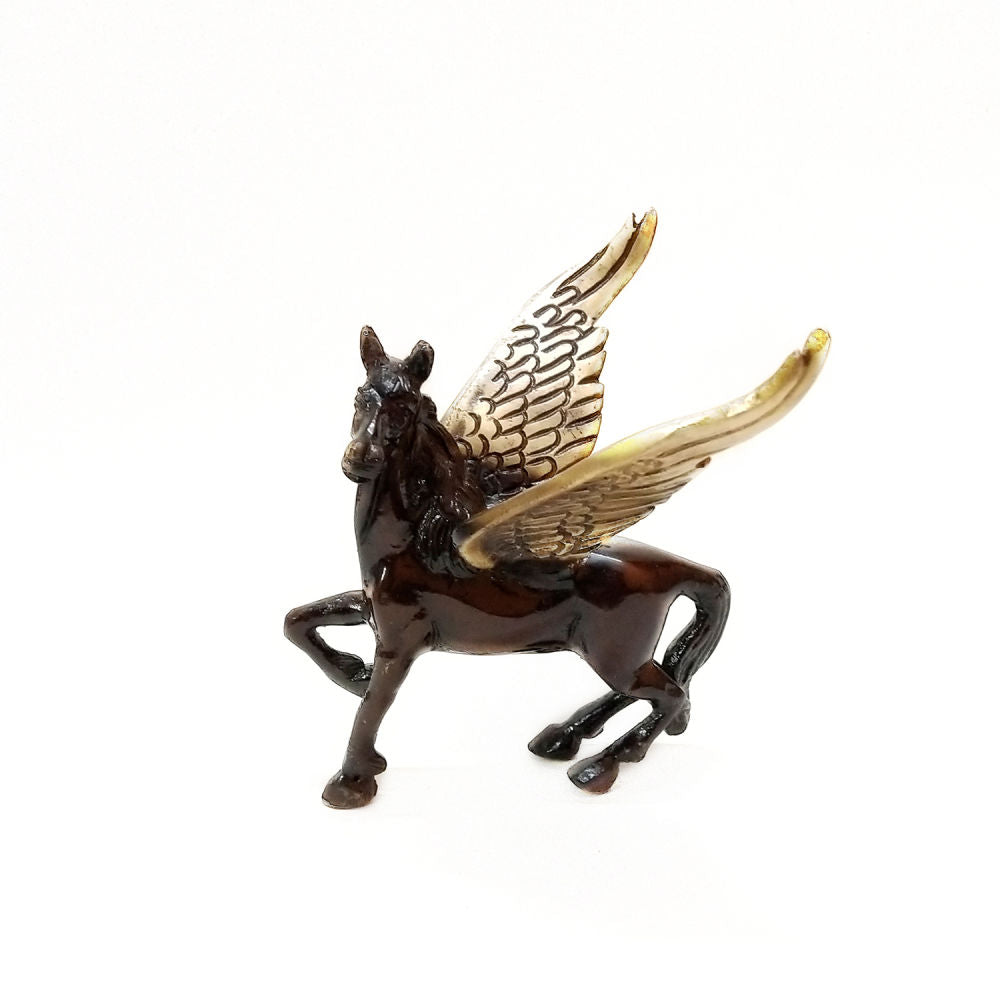 Home Decor : Feathered Horse Statue