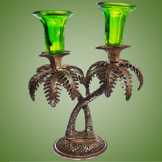 Home Decor : Green Color Candle Stand