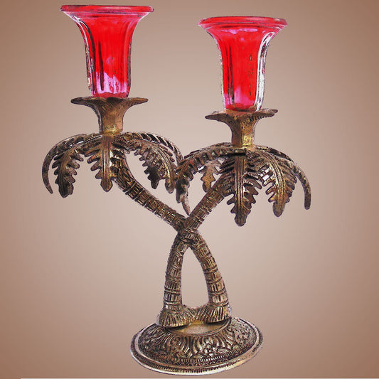 Home Decor : Red Color Candle Stand