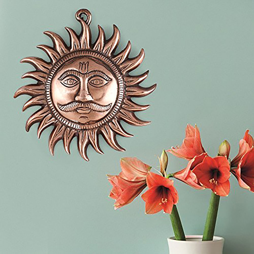 Home Decor : Sun Metal Wall Hanging Sculpture