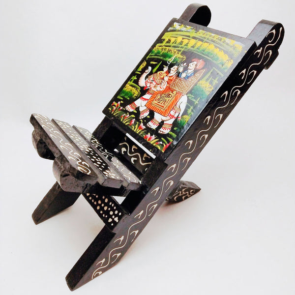  Home Decor : Wooden Chair Mobile Phone Holder
