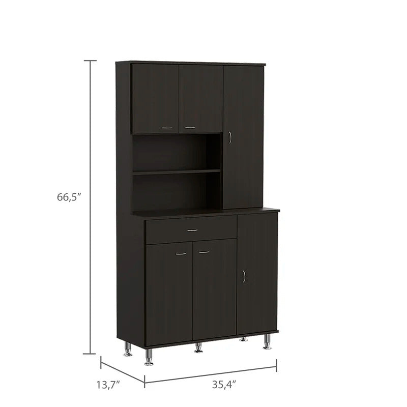 Hutch Cabinets : 67" Pantry Cabinet/Microwave Stands