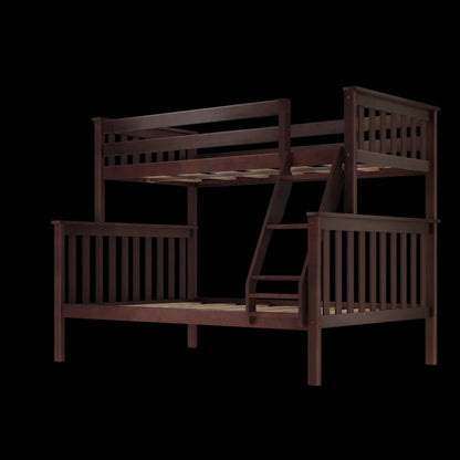 Kids Bed: Full Solid Wood Standard Bunk Bed