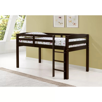 Kids Bed: Solid Wood Loft Bed