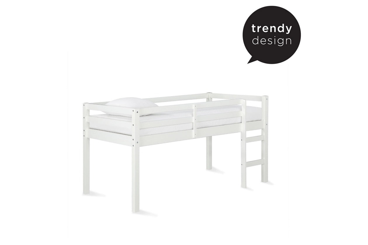 Kids Bed: Solid Wood Loft Bed
