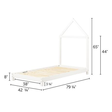 Kids Bed: Solid Wood Platform Bed