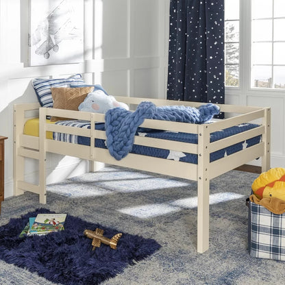 Kids Bed: Solid Wood Platform Loft Bed