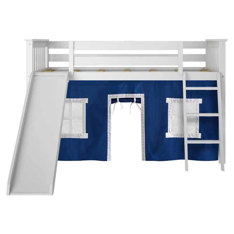 Kids Bed: Twin Solid Wood Loft Bed