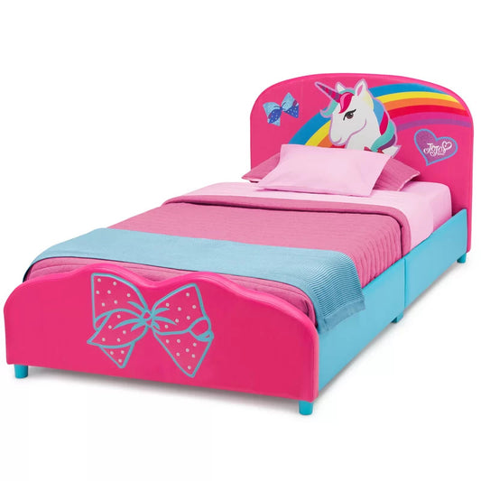 Kids Bed: Upholstered Twin Platform Bed