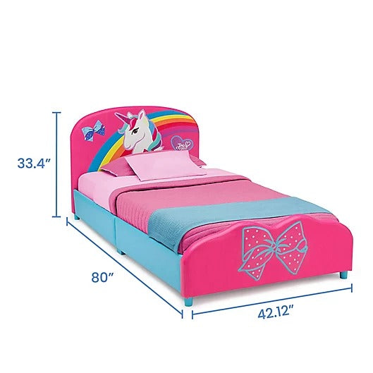 Kids Bed: Upholstered Twin Platform Bed