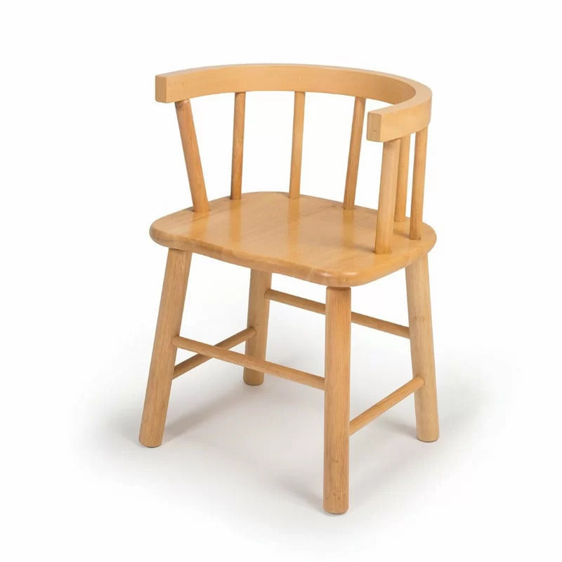Kids Chair: Wood-Back Kids Chair