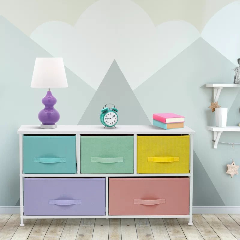 Kids Chest Of Drawer : 5 Drawer Dresser