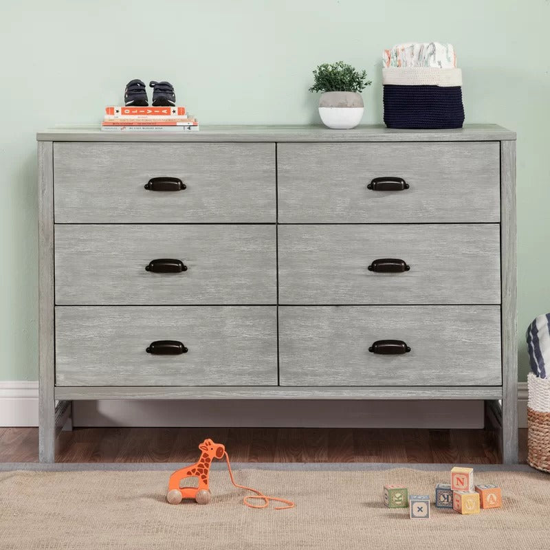 Kids Chest Of Drawer : 6 Drawer Double Dresser