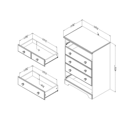 Kids Chest Of Drawers 5 Drawer Chest-1