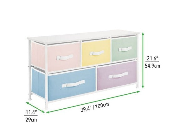 Kids Chest Of Drawers 5 Drawer Dresser