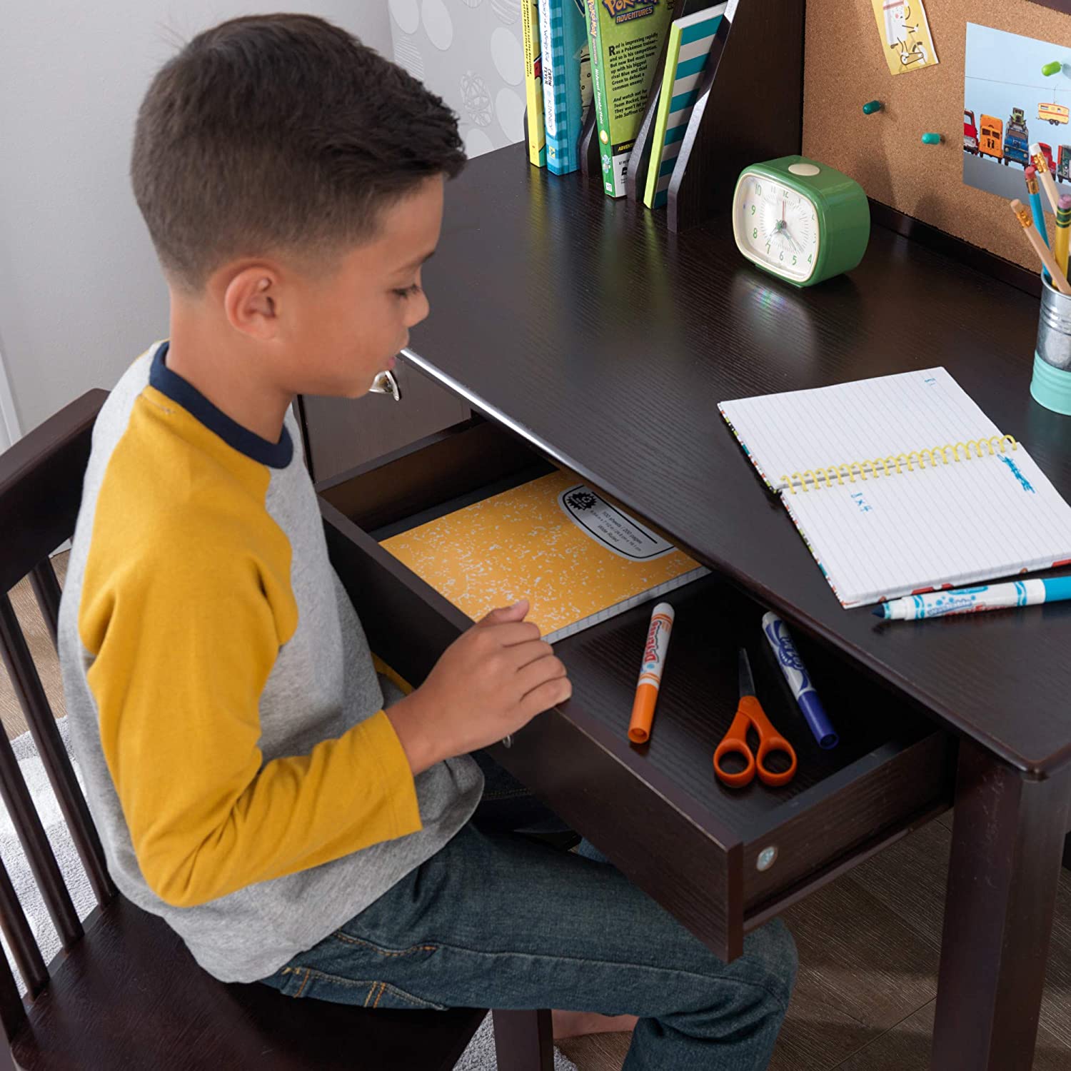Kids Study Table : SID 35.75" Writing Desk and Chair Set