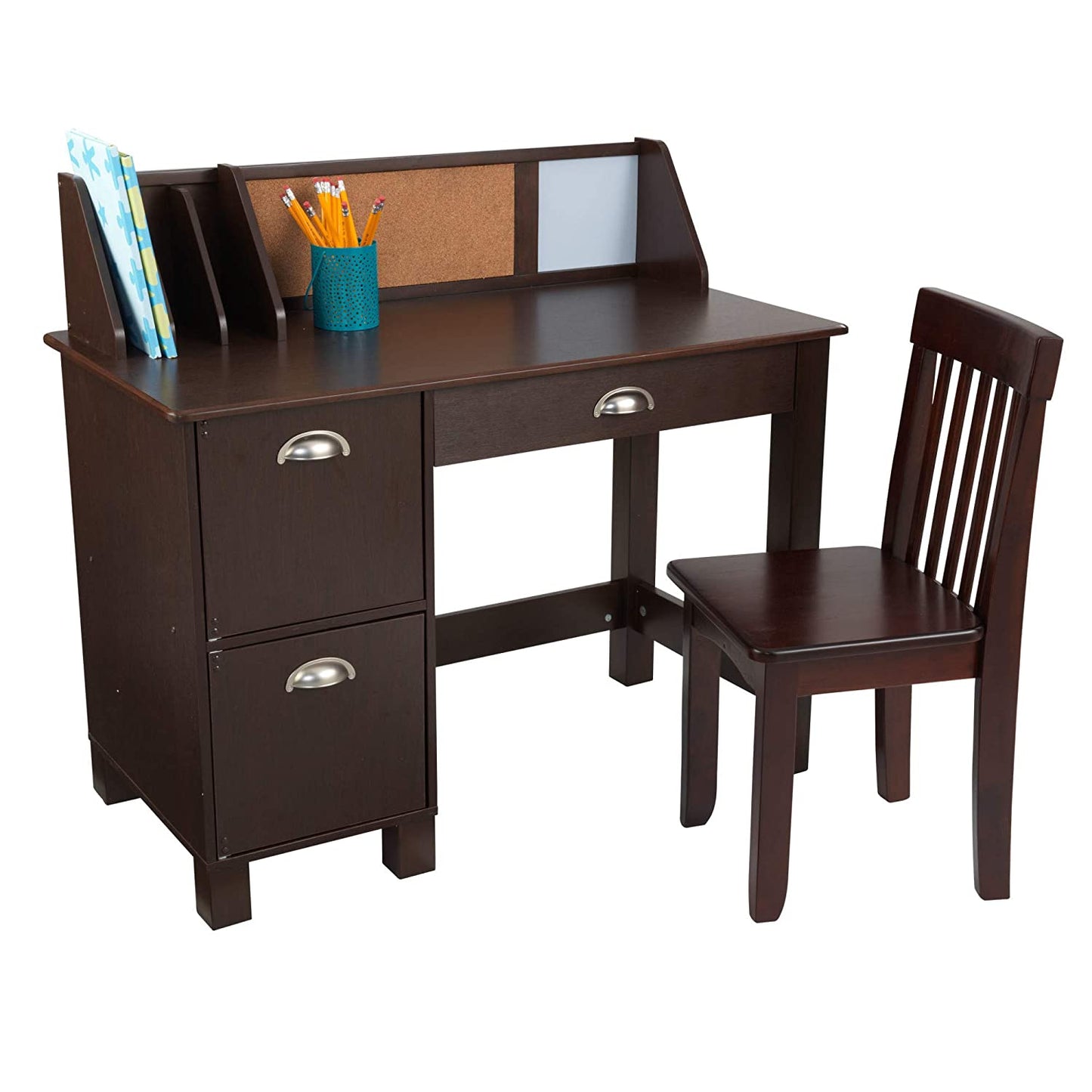 Kids Study Table : SID 35.75" Writing Desk and Chair Set