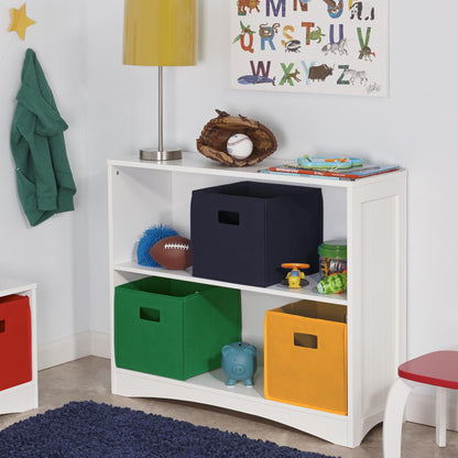 Kids Toy Storage Unit: Horizontal Bookcase, Toy Organizer