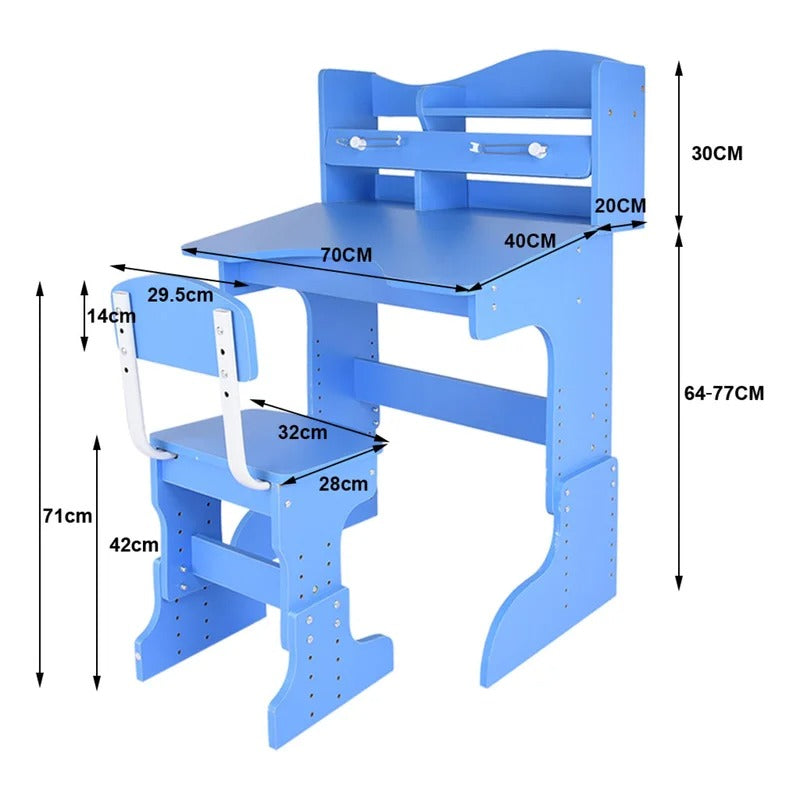 Kids Writing Table: Kids 2 Piece Rectangular Arts And Crafts Table and Chair Set