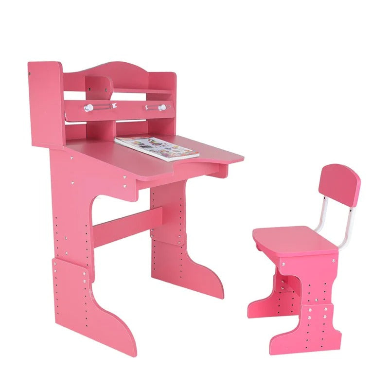 Kids Writing Table: Kids 2 Piece Rectangular Arts And Crafts Table and Chair Set