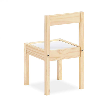 Kids Writing Table: Kids 3 Piece Rectangular and Chair Set