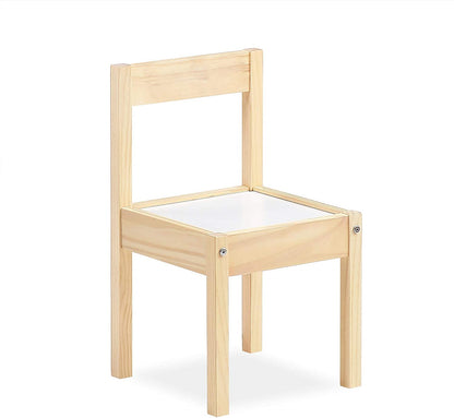 Kids Writing Table: Kids 3 Piece Rectangular and Chair Set