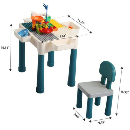 Kids Writing Table Kids Rectangular Play Activity Table and Chair Set