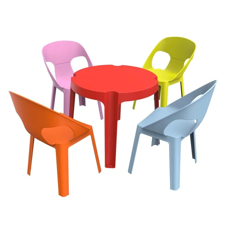 Kids Writing Table: Kids Square Play / Activity Table and Chair Set