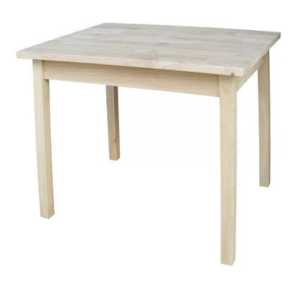 Kids Writing Table: Solid Wood Rectangular Play / Activity Table