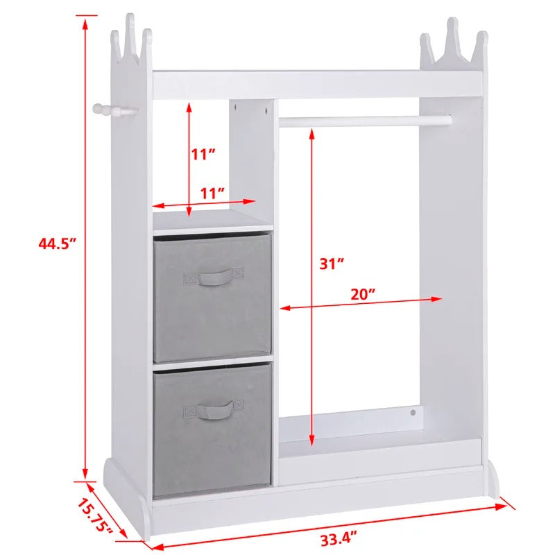 Kids wardrobes: 2 Drawer Kids wardrobes