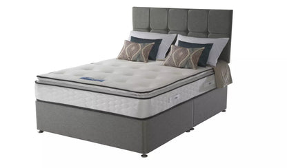 King Size: Grey Pillowtop King Size Bed