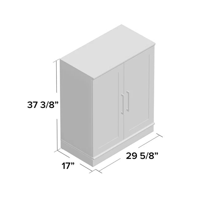 Kitchen Almirah: 37.38'' Tall 2 - Door Accent Cabinet – GKW Retail