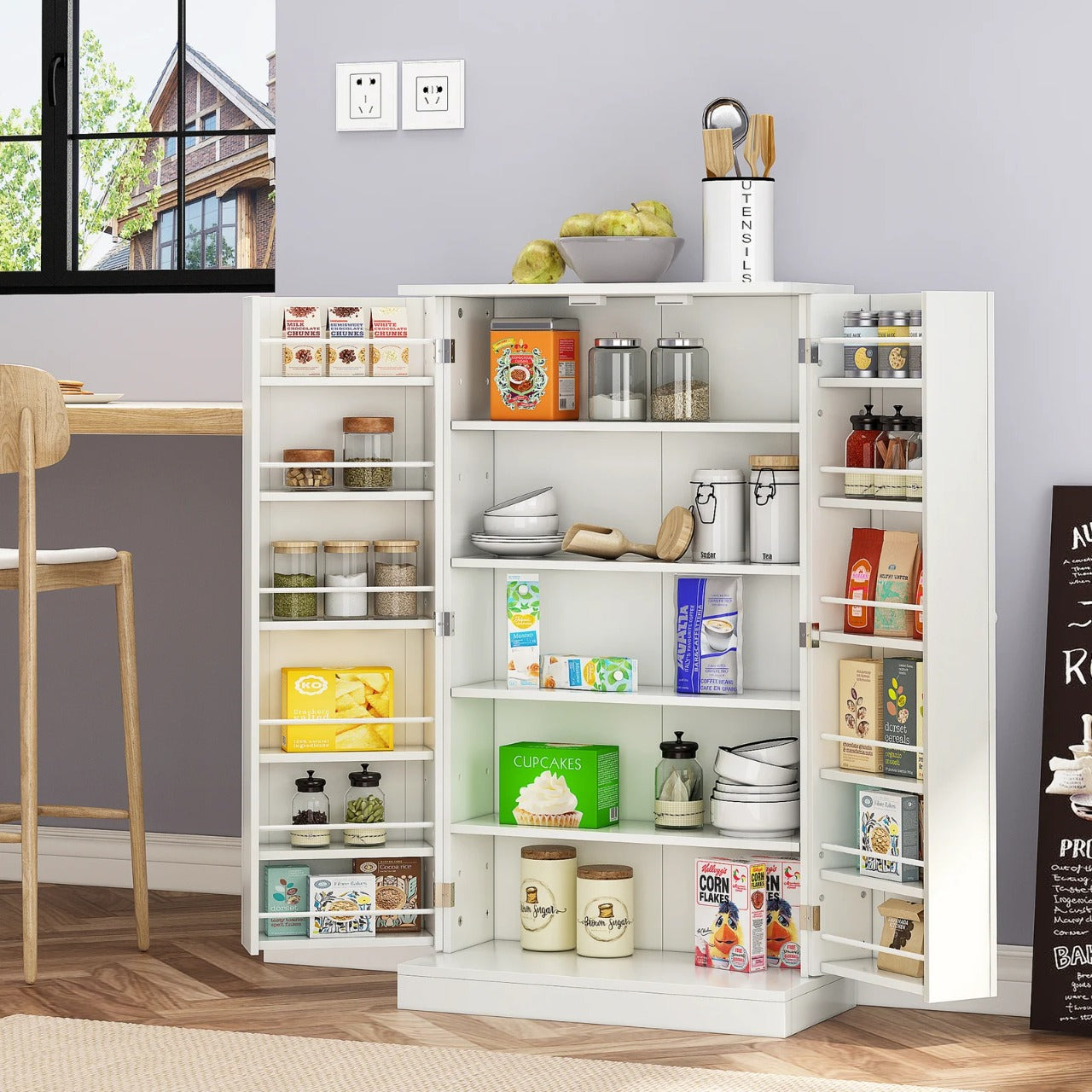 Kitchen Almirah : Kitchen Storage Pantry Cabinet – GKW Retail