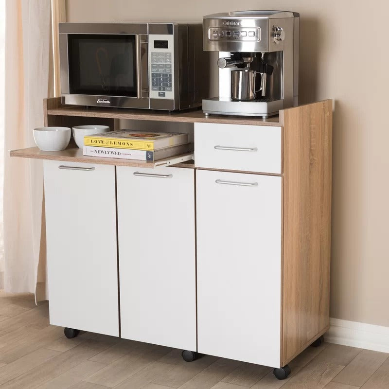 Kitchen Cabinet: 33" Kitchen Pantry And Microwave Stand