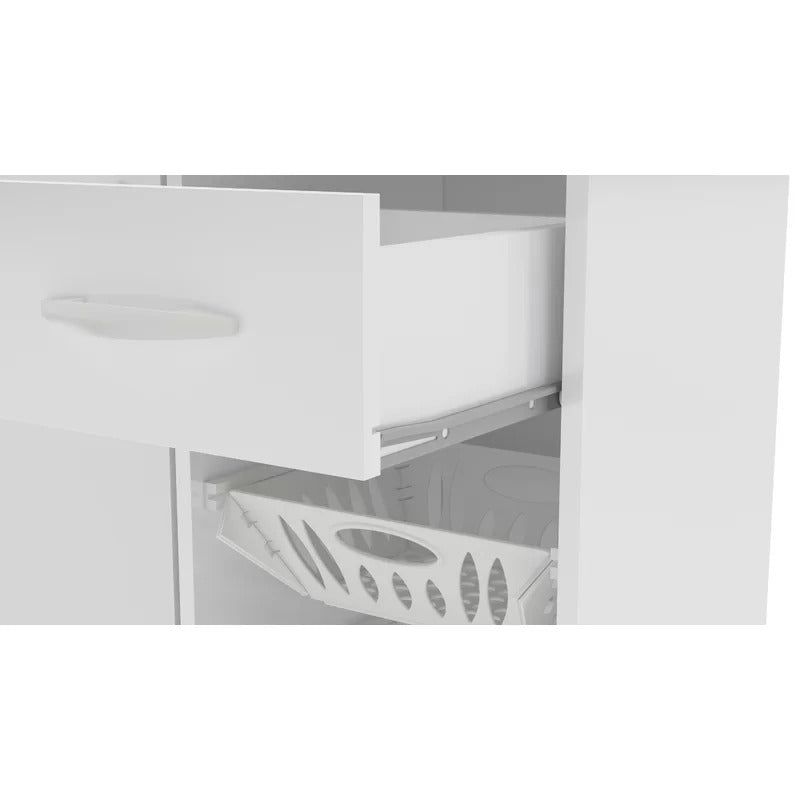 Kitchen Cupboard: 31.49" Kitchen Pantry and Cabinet