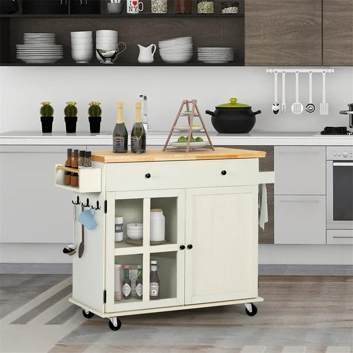 Table for deals kitchen storage