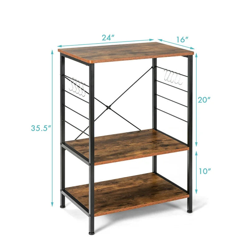 Kitchen Racks: 24'' Steel Standard Kitchen Rack