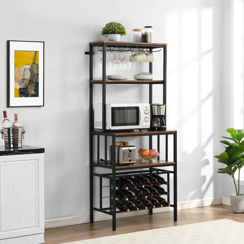 Kitchen Racks: 39.4'' Wood Standard Kitchen Rack – GKW Retail