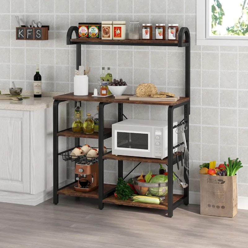 Kitchen Racks: 39.4'' Wood Standard Kitchen Rack – GKW Retail