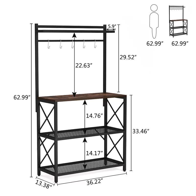 Kitchen Racks: 36.2'' Steel Standard Rack