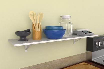 Kitchen Shelves : Basic Wall & kitchen Shelves Bracket Shelf