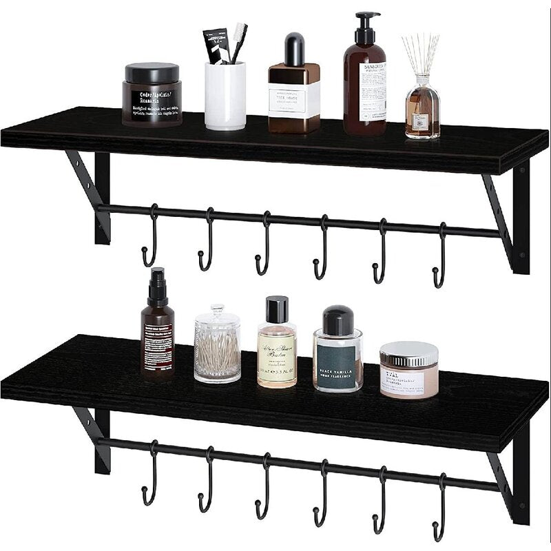 Kitchen Shelves : Floating Wall & Kitchen Shelves Mounted Multifunctional Storage Shelf